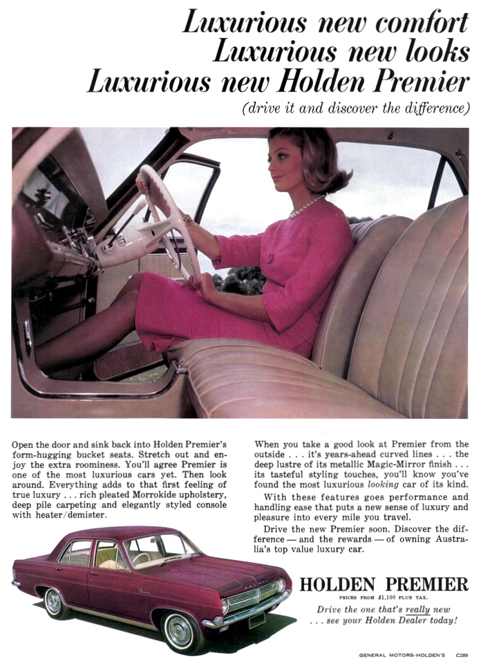 1965 HD Holden Premier Sedan